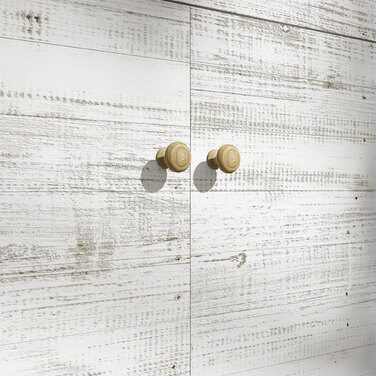 Підвищене грядка на колесах, з полицею, внутрішнім покриттям, ефект потертостей, 110x50x95 см, білий