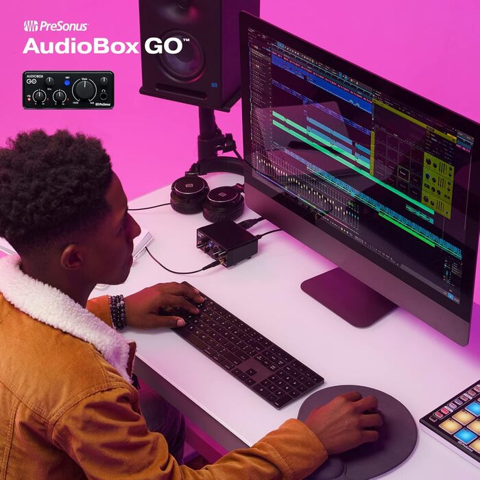 PreSonus AudioBox GO: USB-C аудіоінтерфейс для музичного продакшну з Studio One