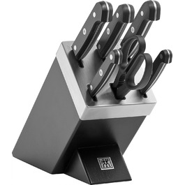 Набір ножів ZWILLING Gourmet 7 предметів з автоматичною заточкою, з нержавіючої сталі, чорний (з Німеччини)