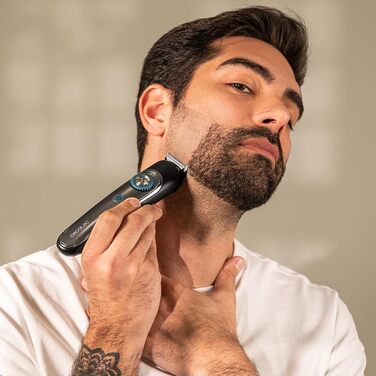 Триммер для тіла Cecotec Bartschneider PrecisionCare Multigrooming 6-в-1 з акумулятором. Насадки 3-20 мм, водонепроникність IPX7, 60 хв роботи, швидка зарядка
