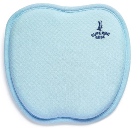 Чудова дитяча подушка BEBE з наволочкою з бавовни (синього кольору)