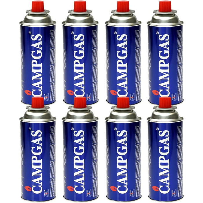 Газовий набір Kochmann CAMPGAS для кемпінгу: плитка, кейс, 8 картриджів