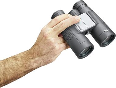 Бінокль Bushnell Powerview 2 10x42, дахова призма, алюмінієвий корпус, багатошарове покриття, гумове армування, для спостереження за птахами, туризму, спорту, PWV1042