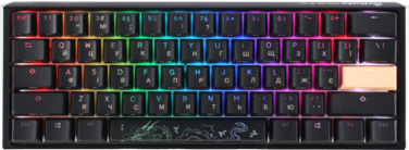Механічна клавіатура Ducky One 3 Mini Cherry MX Red RGB Black UA
