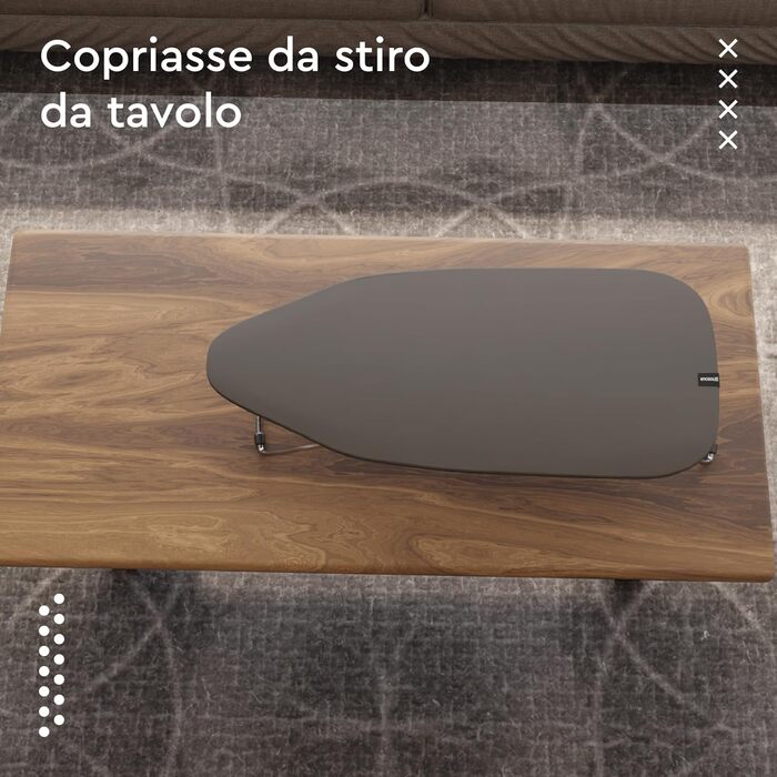 Килимок для йоги Encasa XO Mini з гумовим поясом, однотонний, з додатковою підкладкою, відбиває тепло, білий (Mini, сірий)