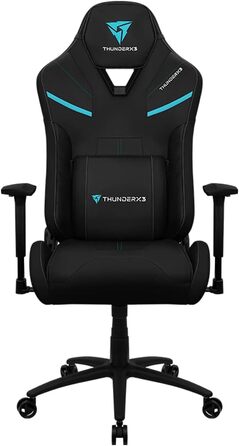 Ігрове крісло ThunderX3 TC5 Max, штучна шкіра, чорний/синій