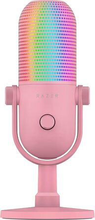 Мікрофон Razer Seiren V3 Mini - Рожевий (USB, компактний, з LED-індикатором, для стрімінгу)