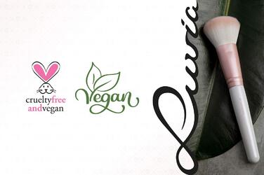Пензлики для макіяжу Luvia Prime Vegan Pro 7 шт біло-рожеві
