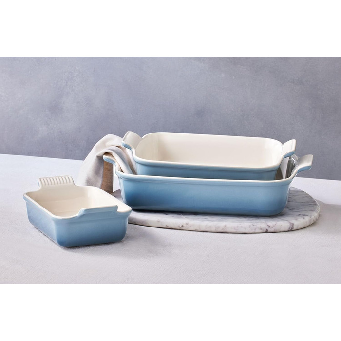 Форма для запікання Le Creuset прямокутна, 26 см, 2.4 л, кераміка, Chambray
