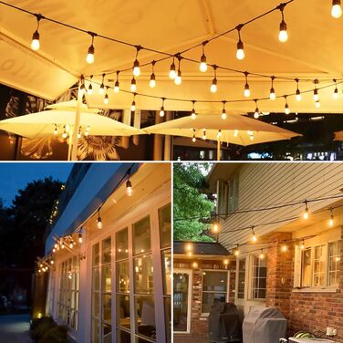 25 LED-ламп E27 2W, скляні, тепле світло 2700K, для ліхтарів та гірлянд, не димуються, 25 шт.