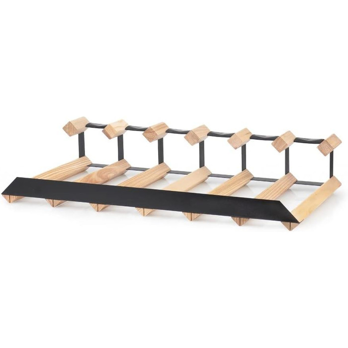 Стильна полиця для вина RAXI™ Show Premium з ешченого дерева на 2 пляшки, дизайн преміум-класу