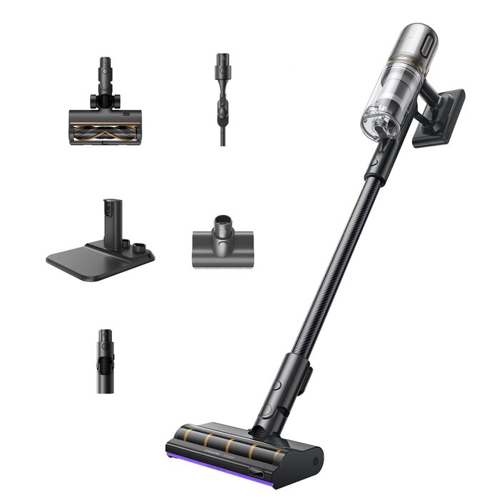 Dreame бездротовий пилосос V20: для твердих підлог та килимів, 24000PA, 90 хв роботи, фільтрація 99.99%, видалення шерсті тварин