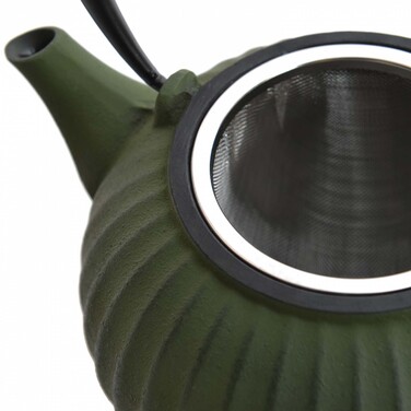 Чайник заварювальний чавунний BergHOFF, темно-зелений, 1300 мл