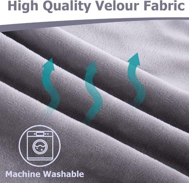 Наволочка на U-подібну подушку для вагітних та годування, бавовняна знімна наволочка для подушки для тіла, сіра, 140 x 80 см