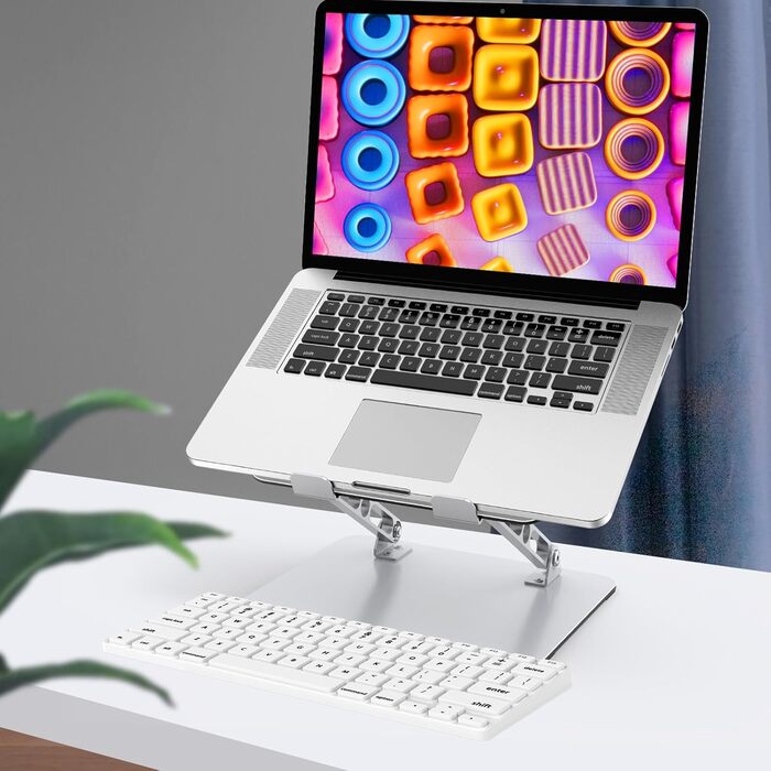 Підставка для ноутбука Tonmom: регульована, з вентиляцією, для MacBook, HP, Sony, Dell (10-15.6