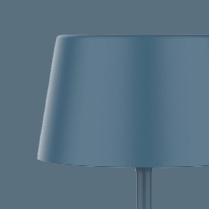 LED настільна лампа Palmina 842 з диммуванням, акумулятор 4400mAh, IP54, для дому та саду, блакитна