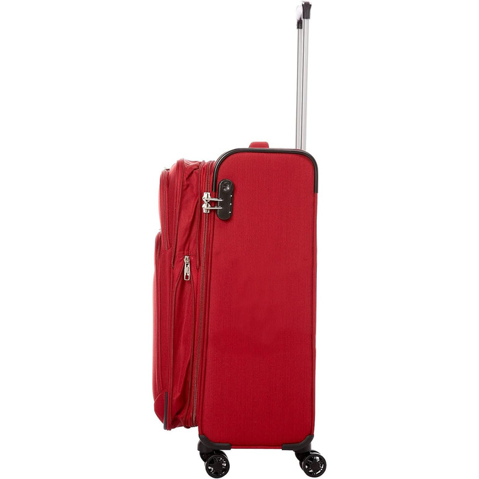 Валіза каюти LYS Paris, м'яка, розсувна, червона, Валіза Valise Cabine Souple Extensible, валіза Red Valise Cabine Souple Extensible