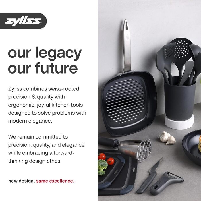 Салатниця Zyliss Easy Spin 2 з відцентровою технологією Aquavent, 6л, нержавіюча сталь, біла