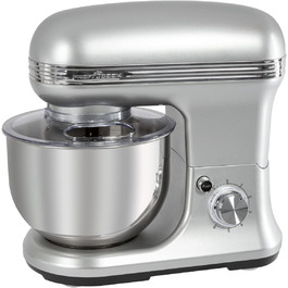 Міксер ProfiCook PC-KM 1222 W з чашею 5 л, вагами та спеціальним редуктором, 1200 Вт, 8 швидкостей, нержавіюча сталь