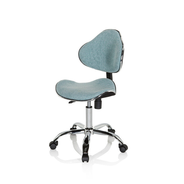 Дитячий письмовий стілець / дитяче крісло KIDDY GTI-3 тканина м'ята hjh OFFICE