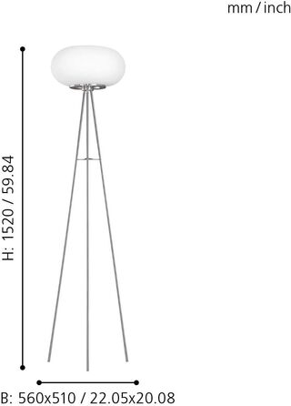 Підвісний світильник EGLO connect LED Optica-C, підвісний світильник Smart Home, підвісний світильник зі сталі, Колір матовий нікель, Скло опаловий матовий білий, Ø 37,5 см, з регулюванням яскравості, відтінки білого та кольори регулюються (торшер)