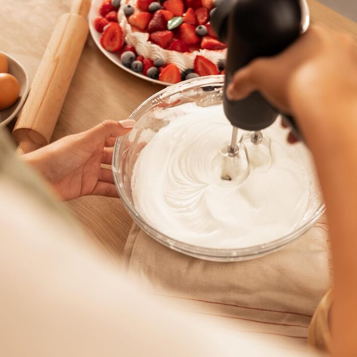 Ручний міксер Cecotec PowerTwist 500 Full Steel: 500 Вт, 5 швидкостей + турбо, 3 насадки (міксер, гак, віночок), сталь, без чаші (чорний)