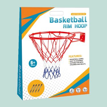 Кошик для баскетболу Relaxdays 45 см для кріплення на стіну