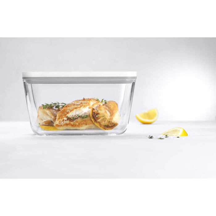 Набір контейнерів для вакуумної упаковки Zwilling Fresh & Save S/M/L (3 шт.), скло, білий