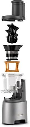Kenwood PureJuice Pro JMP85.00SI: повільний соковитискач для свіжих соків, сріблястий