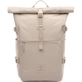 Рюкзак SONS OF ALOHA Рюкзак KANE Roll-Top Messenger Backpack XL Large - ПЕТ перероблений, водовідштовхувальний - Туристичний рюкзак Відділення для ноутбука 15 дюймів (оболонка бежева)