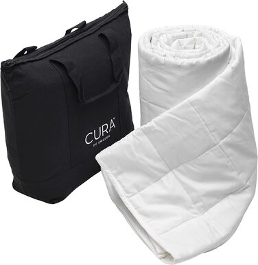 Ковдра з обтяженням Cura Pearl Classic антистресова для глибокого сну 135x200 см 5 кг біла