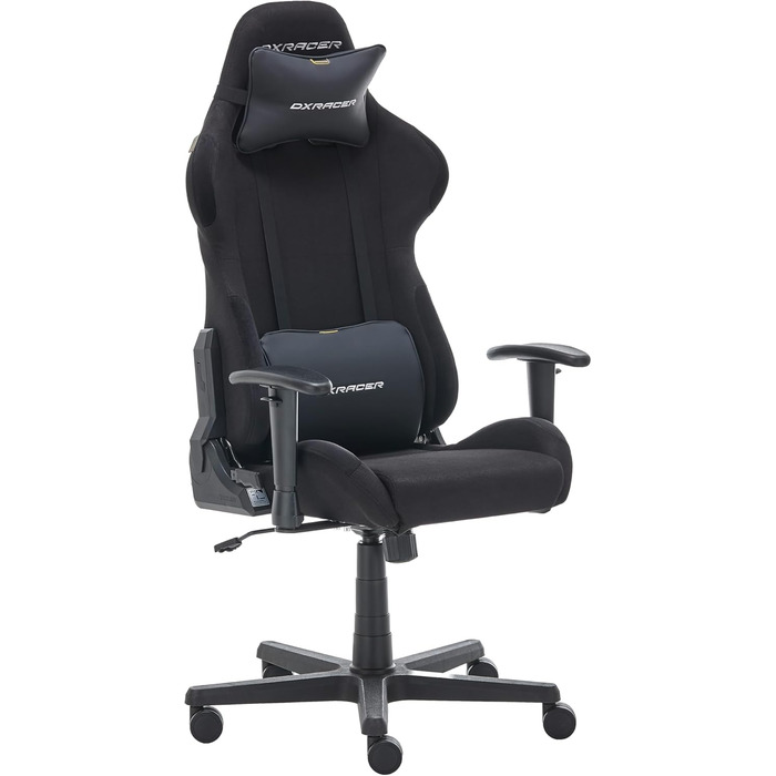 Ігрове крісло DXRacer FORMULA 2.2 FD01 - чорне, регульоване, ергономічне для офісу та дому