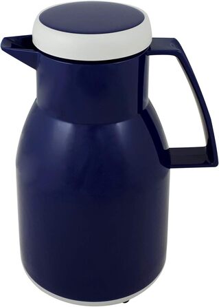 Термос Wash Thermoskanne 1L з подвійними стінками, блакитний - зберігає гаряче та холодне до 6 годин, щільний кришка, придатний для миття в посудомийній машині