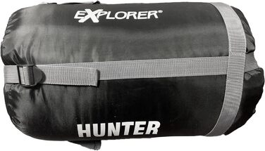 Спальний мішок EXPLORER Hunter Mummy у камуфляжному дизайні Спальний мішок Екстремальна температура до -18C XXL 220x80 см для кемпінгу, риболовлі, на відкритому повітрі