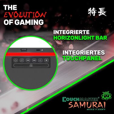 Couchmaster CYCON³: ергономічний стіл для ноутбука для дивану, софи та ліжка, з USB хабом (Samurai Black Edition)