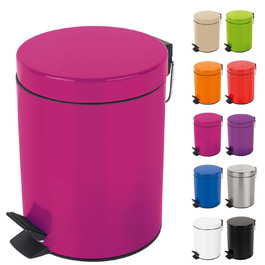 Косметичне відро Spirella Сідней Вайс відро для сміття для педалей відро для сміття-5 літрів-зі знімним внутрішнім відром (рожевий)