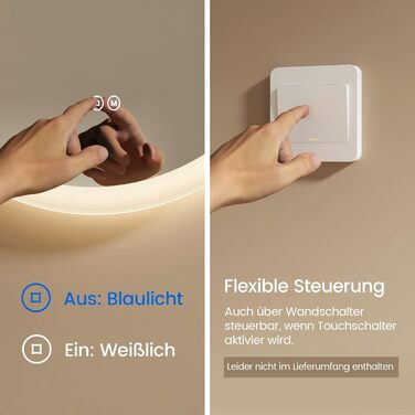 Дзеркало для ванної кімнати EMKE з підсвічуванням, 50 см, кругле, з регулюванням яскравості, 3 кольори світла, антизапарник, сенсорне управління, пам'ять налаштувань, матовий край, 50x50 см