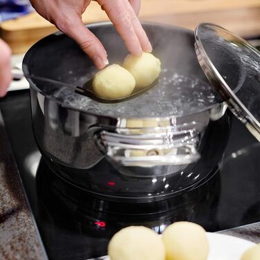 Каструля Berndes Injoy Special Edition 20 см, нержавіюча сталь, для всіх плит, з кришкою