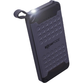 Бумподи Powerboom X10 Power Bank 10000mAh - водонепроникний, швидка зарядка, легкий, для вулиці, ліхтарик