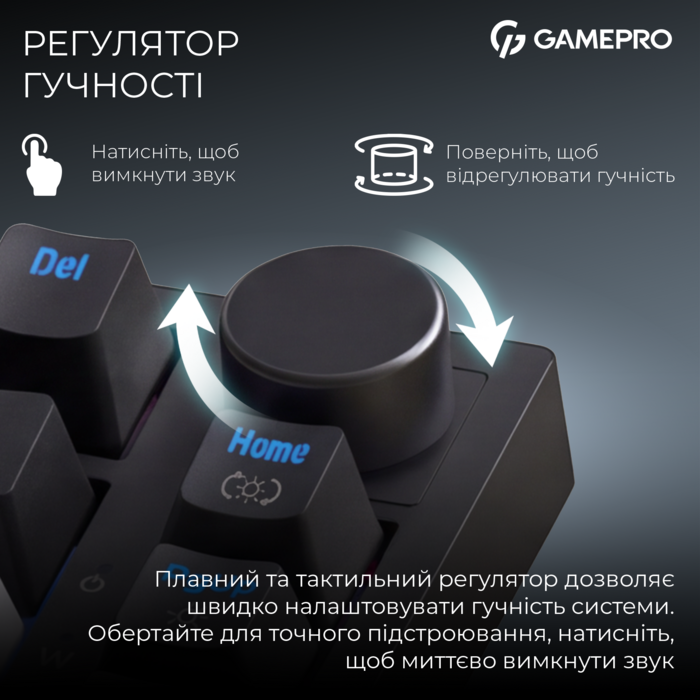 Бездротова механічна клавіатура GamePro MK160 QLAB Sakura Switch Black
