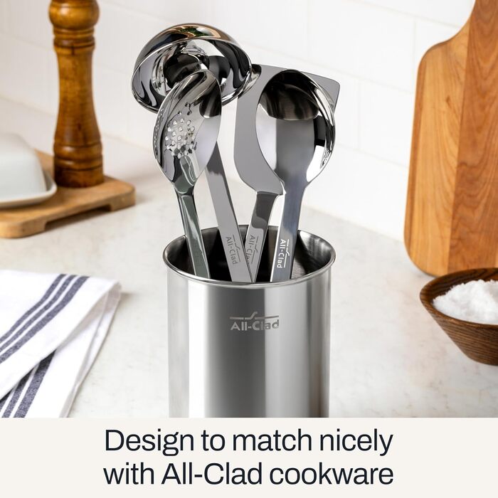 Набір кухонних інструментів All-Clad Profi, нержавіюча сталь, 6 предметів, сріблястий