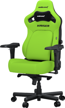 Крісло ігрове Anda Seat Kaiser 4 Cyber Green PVC Size XL
