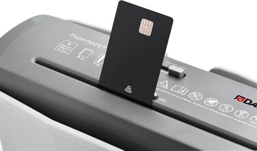 Шредер Dahle PaperSAFE PS 140: Партійний різак, без масла, 12 л, сірий (6 аркушів, P2)