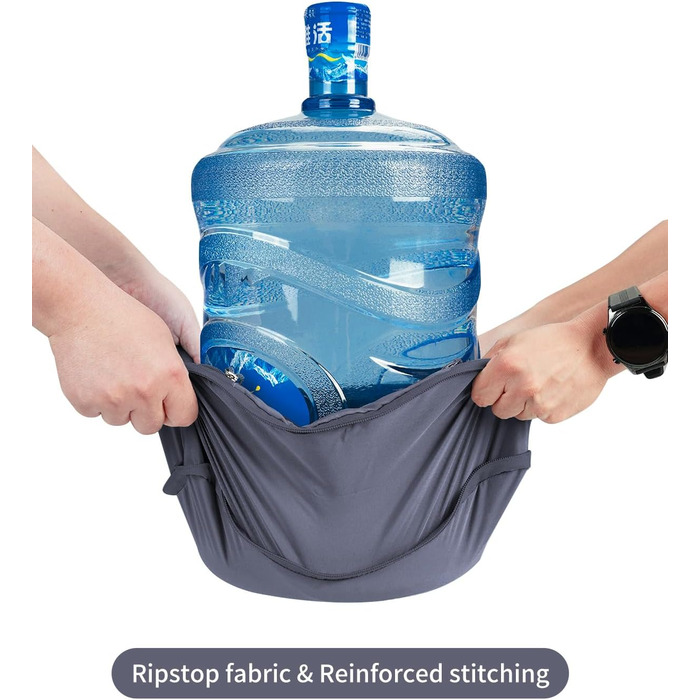 Набір компресійних органайзерів для одягу в подорож ECOHUB, 5 предметів, темно-сірий