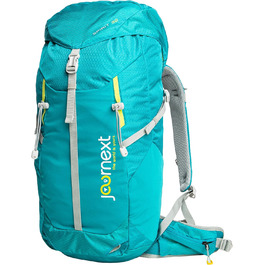 Рюкзак Journext Spirit 32, Туристичний рюкзак, Трекінговий рюкзак, 32 літри, Унісекс, Легкий і стійкий, для активного відпочинку, Походів, Кемпінгу, Денний рюкзак бірюзовий