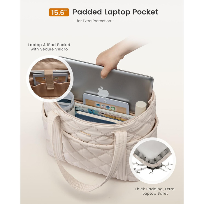 LOVEVOOK Сумка-шопер, жіноча сумка, торба, 15.6