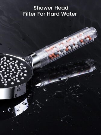 Набір мінеральних перлин YEAUPE для душу: фільтр від накипу, антибактеріальний ефект, мінералізація, pH-нейтральний. 4 шт.