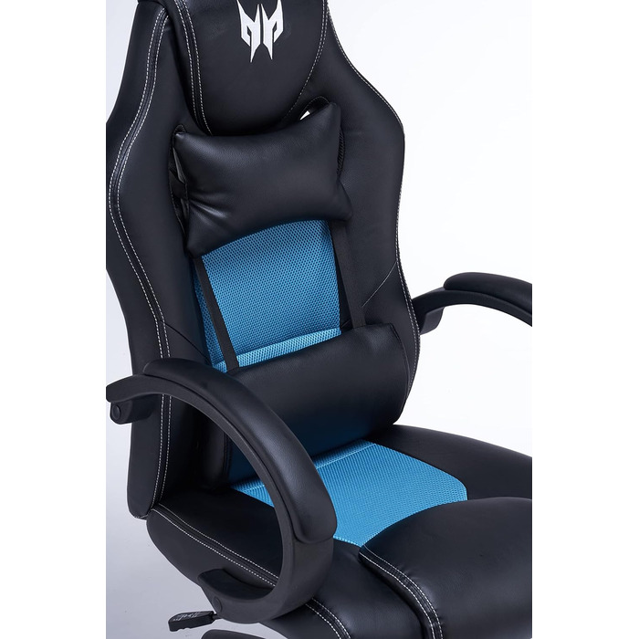 Ігрове крісло Acer Rift Essential Chair ергономічний підголовник макс 150 кг чорно-синє
