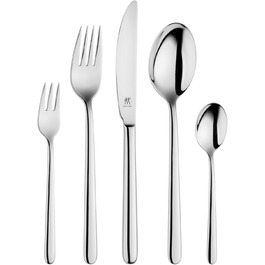 Набір столових приборів ZWILLING Newcastle, 60 предметів, для 12 осіб, нержавіюча сталь 18/10, полірований сріблястий, преміум-якість