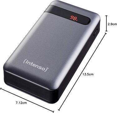 МАг, Power Delivery & Quick Charge 3, чорний, 7332330 Powerbank PD 10000, 20000